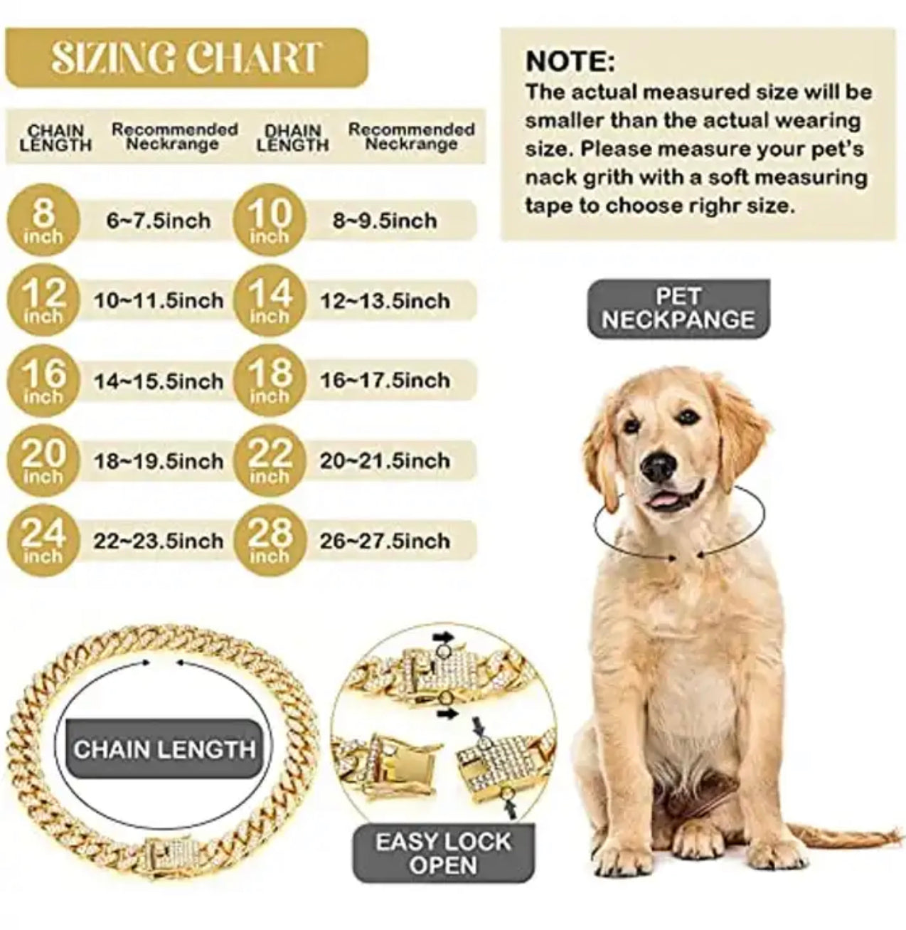 3 TONED LUX CUBAN LINK COLLAR